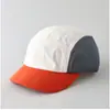 Novo Boné de Beisebol de Malha de Secagem Rápida de Cinco Peças para Homens e Mulheres com Costura Respirável em Cores Contrastantes Boné Casual que Combina com Tudo