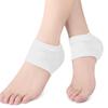 Calcetines Protectores de Talón de Gel para Hombres y Mujeres, Calcetines Protectores Elásticos Suaves de Gel Anti-Agrietamiento de Media Talla, Protectores de Talón