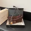 Bolso de axila casual retro otoñal elegante para mujer, estilo europeo y americano, gran capacidad, acabado mate simple, bolso de hombro para ir al trabajo, bolso baguette