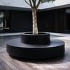 Assento GRC para Exterior Terrazzo Pedra Tyco Banco UHPC Concreto Personalizado Fibra de Vidro Árvore Piscina Cadeira de Lazer