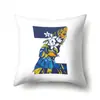 Funda de Almohada de Poliéster Planta Tropical Loro Pájaro 26 Letras Inglesas Funda de Cojín para el Hogar Funda de Cojín para Cabecero QTB16
