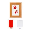 Popular Marco de Fotos con Memorial para Mascotas de Amazon con Almohadilla de Tinta No Lavable para Huellas de Patas de Gato y Perro, Marco de Escritorio