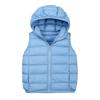 Chaleco de plumón para niños, forro interior para niños mayores, niños y niñas, chaqueta sin mangas para otoño e invierno, cuello alto, conjunto a juego para padres e hijos