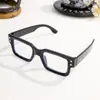 Venta Caliente Transfronteriza Personalidad Retro Cara Grande Montura Cuadrada Gafas de Sol para Hombres Maduros Accesorios con Textura Protección Solar Gafas de Sol de Alta Gama