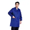 Macacão Azul Roupa de Trabalho Manga Longa Resistente a Manchas Impressão Personalizada à Prova de Poeira Macacão de Proteção para Trabalho em Transporte Roupa de Trabalho Casaco Longo