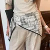 Pañuelo de seda con estampado Paisley vintage para mujer, Nuevo estilo de cinturón de cintura de verano, Accesorio de pañuelo triangular estilo vacacional, Decoración para la cintura