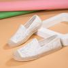 Zapatos de Pescador SIKAIWU Zapatos Planos Delgados para Mujer Verano Transpirables 2025 Nuevo Estilo Slip-on Zapatos de Tela Old Beijing para Mujer