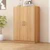Armário moderno minimalista de madeira maciça para quarto de casa armário de armazenamento armário expositor em forma de J para aluguel de apartamento pequeno
