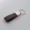 Llavero en blanco listo para grabar con láser, llavero de metal y cuero, colgante de coche de cuero, regalo de empresa de alta gama personalizado