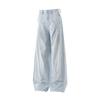Kb02 Jeans de Corte Recto para Hombre con Diseño Retro Deconstruido de Alta Gama Lavado Azul Hielo de la Calle Principal Americana