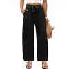 Novos Jeans Casuais Lavados Largos de Perna Larga para Primavera e Verão de Comércio Exterior Transfronteiriço Jeans Feminino