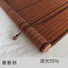 Persiana de Bambu Japonesa Instalação Sem Furos Cortina de Proteção Solar Sala de Chá Varanda Estudo Divisória Levantamento Cortina de Bambu Blackout