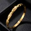 Pulseira de aço inoxidável 304 banhada a ouro para mulheres, estilo fecho, luxo leve, alta qualidade, estilo europeu e americano, acessório de moda versátil