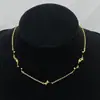 Collar Réplica de Diseñador Estilo Europeo y Americano Transfronterizo con Etiqueta, Fotos Reales, Múltiples Accesorios, Collar de Moda de Lujo de Alta Gama para Mujer al por Mayor