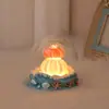 Lâmpada de Ouriço do Mar em Concha Natural Criativa Feita à Mão DIY Luminosa Luz Noturna Decoração de Mesa de Quarto Presente de Aniversário para Casal