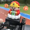 Hélice Dibujos Animados Dios de la Riqueza Muñeco Motocicleta Eléctrica Adornos Bicicleta a Batería Espejo Retrovisor de Coche Decoración
