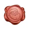 Adesivo de lacre de cera bordô cintilante Série de Natal convite de envelope decoração de garrafa de vinho adesivo de vedação