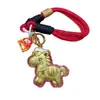 Chaveiro de Ouro Puro 999 Ano do Cavalo, Pingente de Bolsa, Cordão para Celular, Presente de Aniversário, Atacado