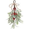 Nuevo muérdago navideño de simulación, planta verde de simulación, decoraciones para el hogar, colgante de decoración navideña transfronterizo de Amazon