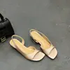 Sandalias de cuña con tira para mujer 2026 nuevo verano, perfectas para combinar con faldas, con hermosa tira trasera y diseño de punta abierta