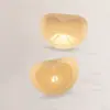 Almofada Triangular para Peito com Injeção de Cola Dupla Face Almofada Espessa Multifuncional Inserção Pequena para Peito Push-up Grande Almofada Interna para Vestido de Noiva Biquíni