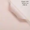 Embalagem de flores cor sólida papel fosco atacado papel translúcido à prova d'água papel liso coreano material de embalagem para buquê de floricultura papel fosco
