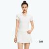 Polo de Solapa de Manga Corta para Mujer para Exterior de Secado Rápido Absorbe la Humedad Falda de Tenis para Fitness Traje de Yoga para Mujer Transpirable