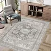 Alfombra plegable lavable estilo bohemio transfronteriza de cachemira sintética para sala de estar, fábrica de tapetes de piso estilo étnico para dormitorio y cocina
