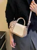 Bolso Femenino de Moda de Nicho Transfronterizo Otoño 2026, Elegante y Versátil para Hombro, Cruzado, Bolso de Mano, Elegante Bolso Cuadrado Pequeño