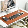 Tapete de mesa de escritório em couro, tapete para computador de estudante, tapete de mesa, mouse pad extra grande à prova d'água, tapete para mesa de escrita, tapete para teclado