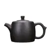 Olla de Arcilla Púrpura Yixing de Capacidad Extra Grande, Olla de Arcilla Zhu, Olla Tipo Barril de Pozo, Tetera Grande Estilo Chino Pintada, Logo de Tetera de Arcilla Zhu