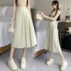 Saia Feminina 2026 Primavera/Verão Nova Estilo Chinês Saia Plissada Média Comprimento Retro Cobertura da Barriga Cobertura do Quadril Saia Conjunto para Mulheres