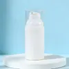Botella de Vacío de 30 ml con Tapa de Presión, Botella Dispensadora de Loción de Plástico PP Tipo Presión, Fabricante de Botellas de Plástico Procesamiento para Materiales de Empaque Cosmético