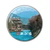 Souvenirs Culturales y Creativos de Turismo de Sichuan Imán de Refrigerador de Vidrio de Cristal Buda de Leshan Montaña Emei Área Escénica de Jiuzhaigou Personalizado