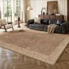Alfombra Extraíble y Lavable, Nuevo Estilo Vintage, Retro, Extraíble, Lavable a Máquina, Impermeable, Fácil de Cuidar, Felpudo Aislante de Sonido, Alfombra de Dormitorio