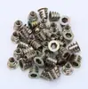 Muebles de madera maciza dientes internos y externos M6 tornillo avellanado de hierro dientes internos y externos tuerca empotrada para muebles M8 tuerca de dientes internos y externos pasante