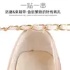 Cordones de Cadena de Diamantes de Perlas, Tacones Altos, Cordones sin Talón, No Requiere Instalación, Tacones Anticaída para Personas Perezosas, Varias Correas