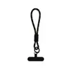 Lanyard Tejido Corto de Moda para Teléfono Móvil Anillo de Doble Propósito Multifuncional Correa de Muñeca Cuerda de Poliéster Fuerte Anti-Pérdida Accesorios