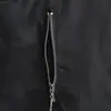 Venta al por mayor transfronteriza de chaqueta de algodón nueva moda estilo europeo y americano, elegante, con dobladillo acanalado, cuello alto y cremallera para mujer