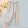 Calça Mom de alta qualidade, calça de corte reto, novas calças de outono 2026, outono e inverno, calça pantalona solta de cintura alta para mulheres de meia-idade e idosas