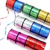 100 yardas/rollo cinta láser de plástico cinta colorida cuerda para globos embalaje de regalo brida