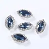 Botones de cristal con pedrería y garras, perforados para coser a mano, con base gruesa, para decoración de tocados, bolsos, ropa y accesorios