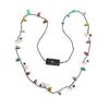 Colar de Natal Lester Cool, colar de festa com luz LED colorida, colar luminoso de boneco de neve e árvore de Natal mais vendido no exterior