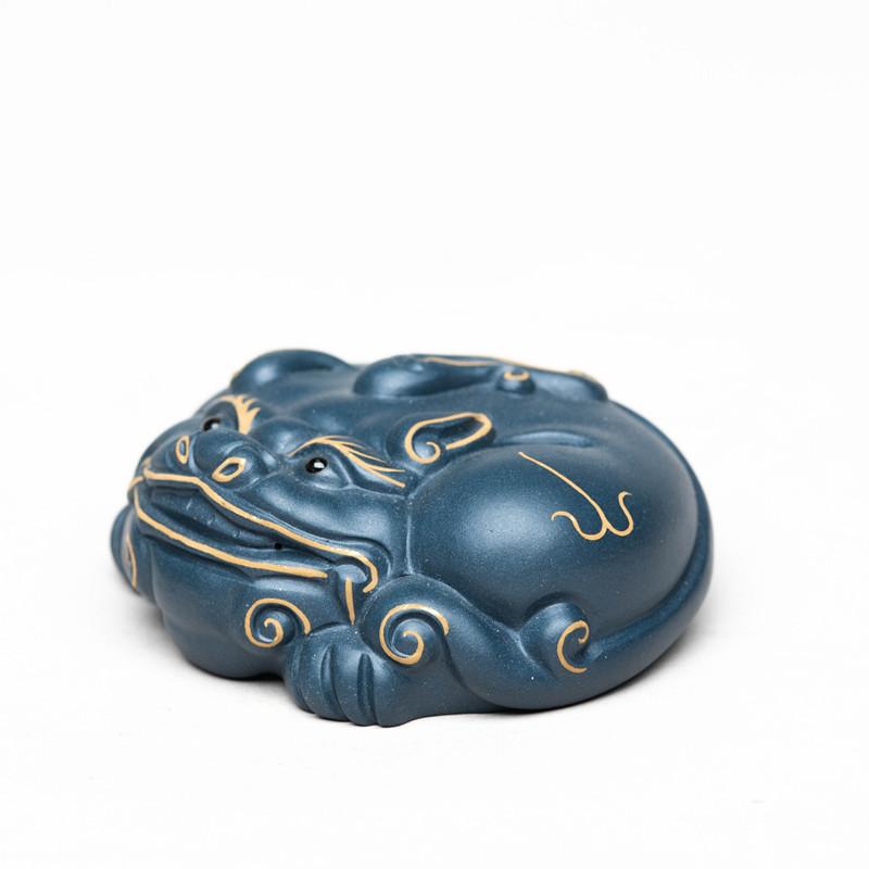 描金貔貅绿泥三款202041