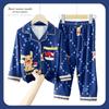 Comércio exterior pijamas infantis meninas primavera e outono cardigã de manga comprida bebê menina desenho animado roupa de casa conjunto fabricantes atacado