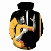 2023 [pano de saúde] Popular Europeu e Americano Série Dragão Kung Fu Pulôver com Capuz de Lã Impresso em 3D Masculino e Feminino