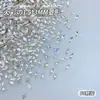 Zircônia Branca Fundo Plano Nail Art Mini Pequena Zircônia Pequena Decorações Mistas Strass de Nail Art Brilhantes Super Brilhantes Atacado