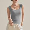 Chaleco para Mujer 2025 Primavera y Verano Nuevas Explosiones Cómodo Transpirable Top Interior Blanco Ropa Exterior Base Tirante