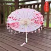 Guarda-chuva de Papel de Óleo Pétala Borla Clássico Meninas Dança Desempenho Adereços Dinastia Han Guarda-chuva de Fotografia Decoração Cheongsam Guarda-chuva Infantil