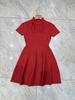 Vestido Longo Vazado Novo de Alta Resistência Cruzado Europeu e Americano Feminino de Verão Estilo Socialite Francesa Menina Popular com Barra Larga Ondulada Vestido de Noite